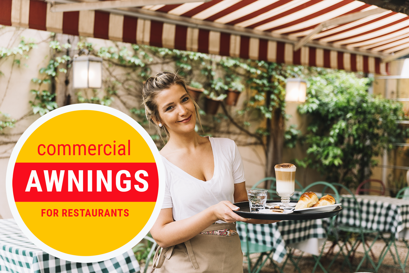 commercial awning restaurant