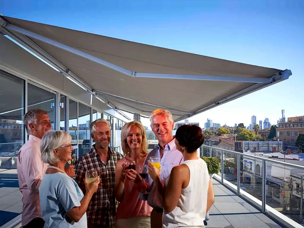 roof terrace awning