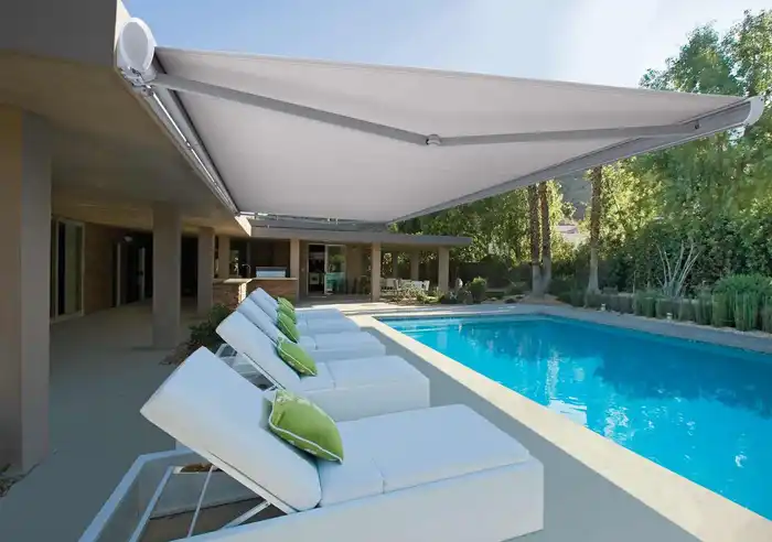 awning design for swimming pool