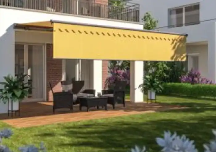 awning design with valance condo living