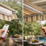 Motorized Awnings vs Manual: Which Fits?